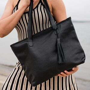 Leather Tote Bag new with tag